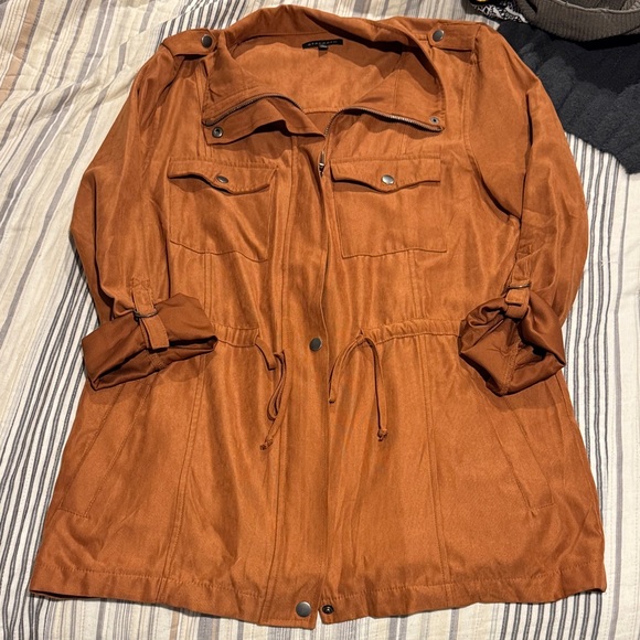 Staccato Jackets & Blazers - Staccato Women's Brown Utility Jacket